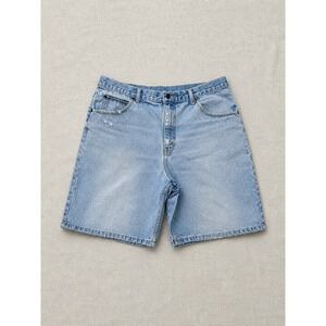 Britannia Vintage Denim Shorts Men's 38 Light Wash 100% Cotton Casual Jean Short